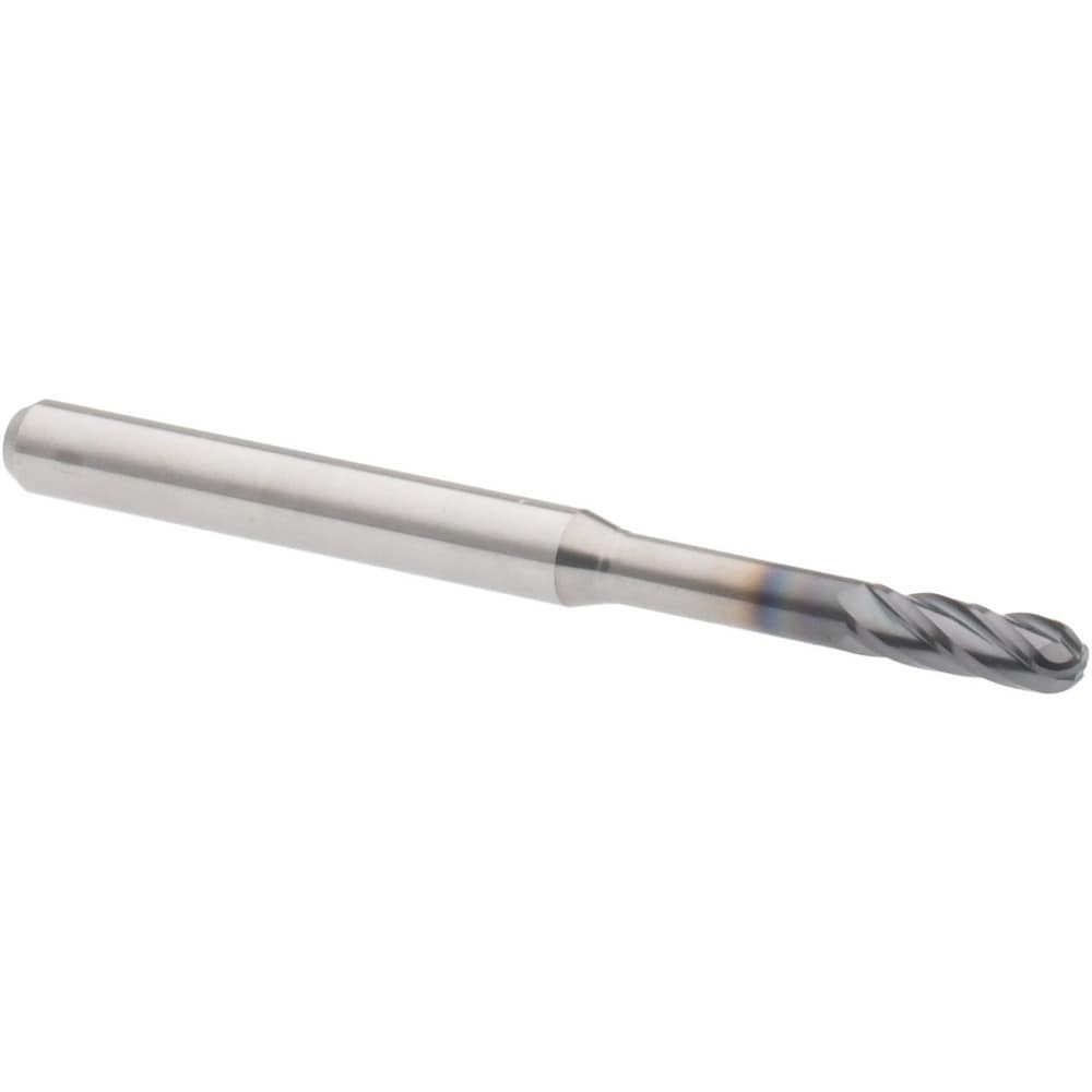 Accupro 6502721 Ball End Mill: 0.095" Dia, 0.285" LOC, 4 Flute, Solid Carbide Image