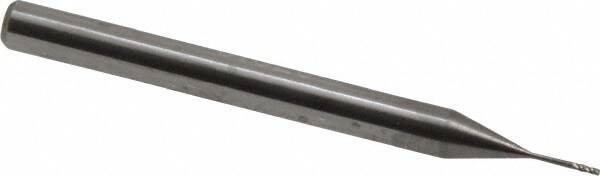 Accupro AP64536139 Square End Mill: 1/64 Dia, 1/16 LOC, 1/8 Shank Dia, 1-1/2 OAL, 4 Flutes, Solid Carbide Image