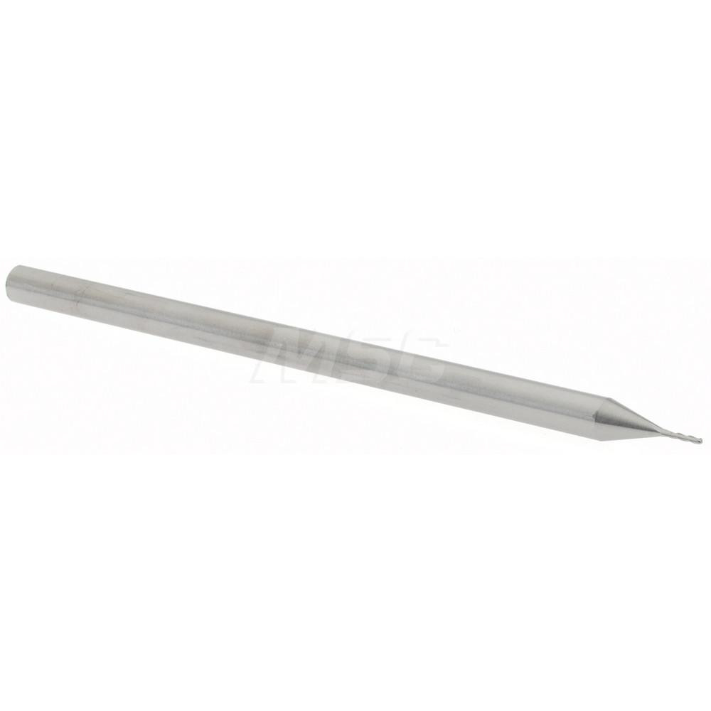 Accupro 14797449 Ball End Mill: 0.02" Dia, 0.1" LOC, 3 Flute, Solid Carbide Image