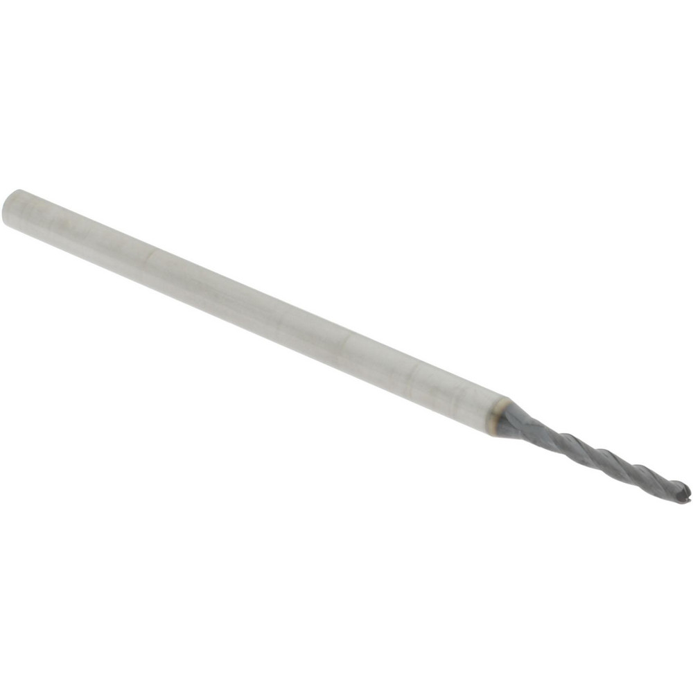 Accupro 14797483 Ball End Mill: 0.07" Dia, 0.5" LOC, 3 Flute, Solid Carbide Image