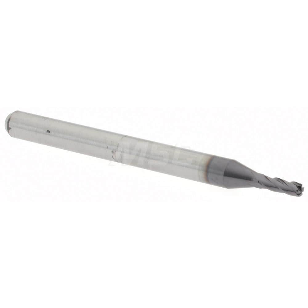 Accupro 6503474 Corner Radius End Mill: 0.06" Dia, 0.18" LOC, 0.015" Radius, 4 Flutes, Solid Carbide Image