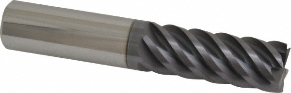 Accupro 12177426 Square End Mill: 5/8 Dia, 1-5/8 LOC, 5/8 Shank Dia, 3-1/2 OAL, 6 Flutes, Solid Carbide Image