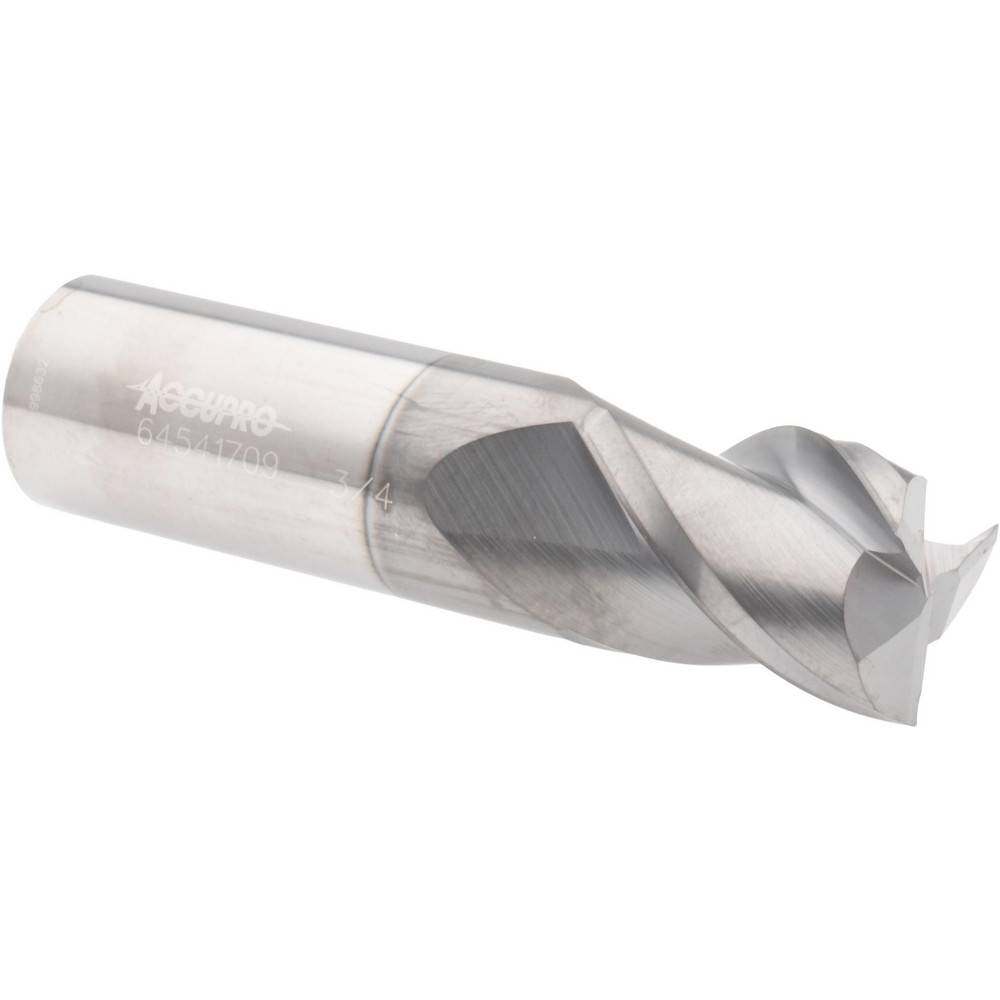 Accupro 12178920 Square End Mill: 3/4 Dia, 1 LOC, 3/4 Shank Dia, 3 OAL, 3 Flutes, Solid Carbide Image