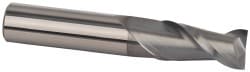 Accupro 12178797 Square End Mill: 13/32 Dia, 5/8 LOC, 7/16 Shank Dia, 2 OAL, 2 Flutes, Solid Carbide 