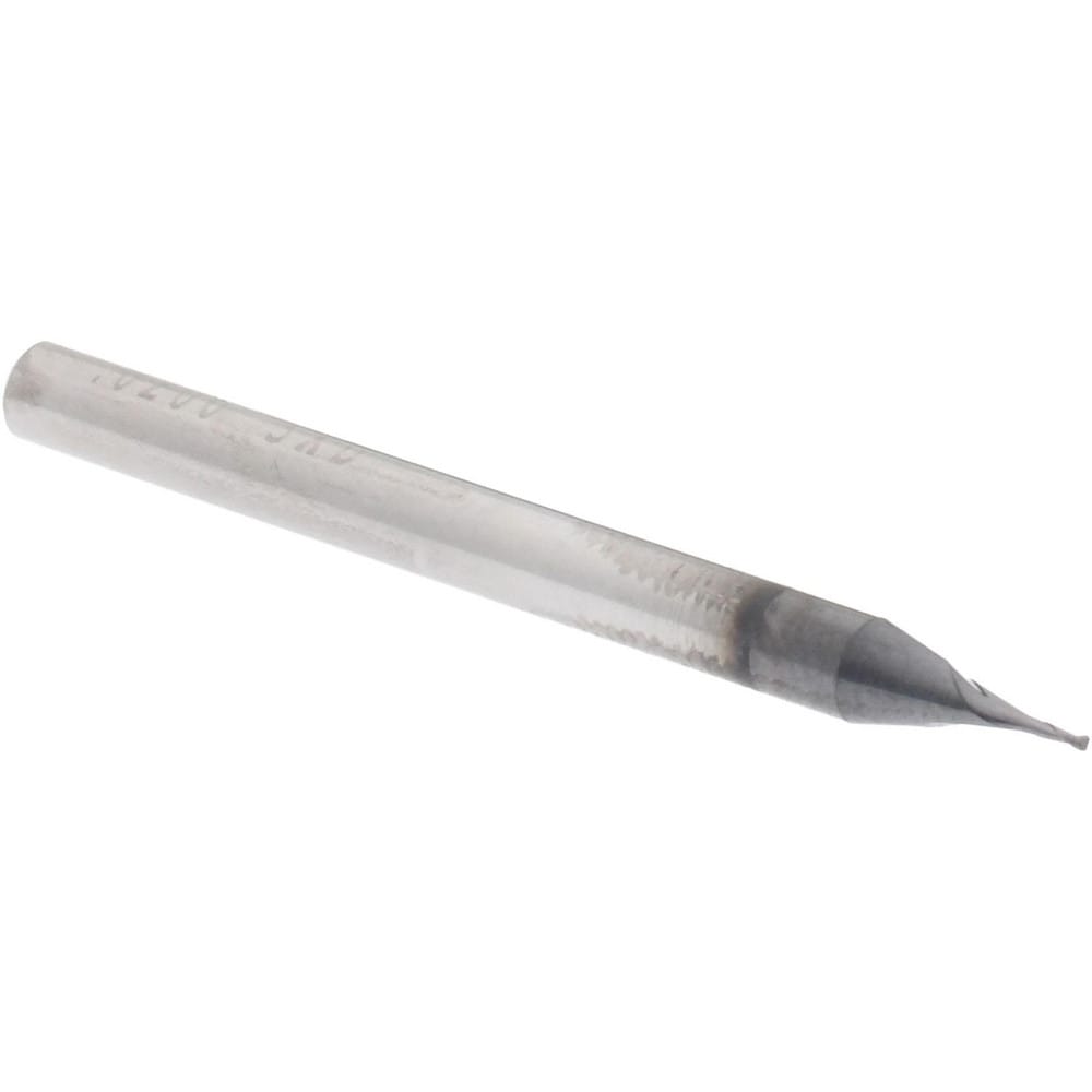 Accupro 12463319 Corner Radius End Mill: 0.02" Dia, 0.06" LOC, 0.005" Radius, 2 Flutes, Solid Carbide Image