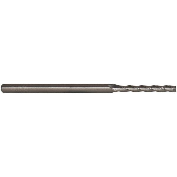 Accupro AP64543010 Square End Mill: 0.095 Dia, 3/4 LOC, 1/8 Shank Dia, 2-1/2 OAL, 3 Flutes, Solid Carbide Image