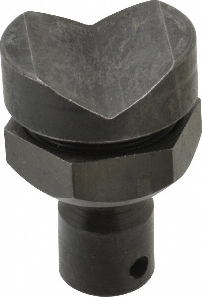 1 Piece, Plastic Cap Pivoting V-Groove Clamp Pad