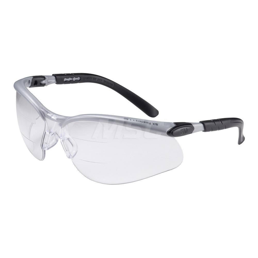 Magnifying Safety Glasses: +1.5, Clear Lenses, Anti-Fog & Scratch Resistant, ANSI Z87.1 & CSA Z94.3