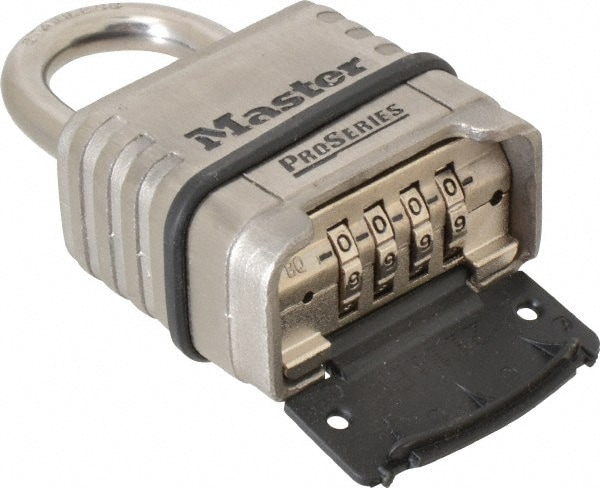 Combination Lock: Steel, 2" High, 2-1/4" Wide