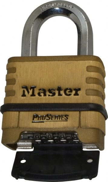 Master Lock 1175 Combination Lock: 2" High, 2-1/4" Wide 