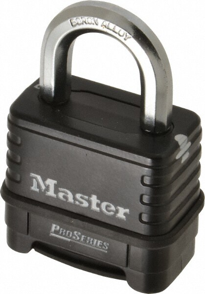 Combination Lock: Die-Cast, 2" High, 2-1/4" Wide