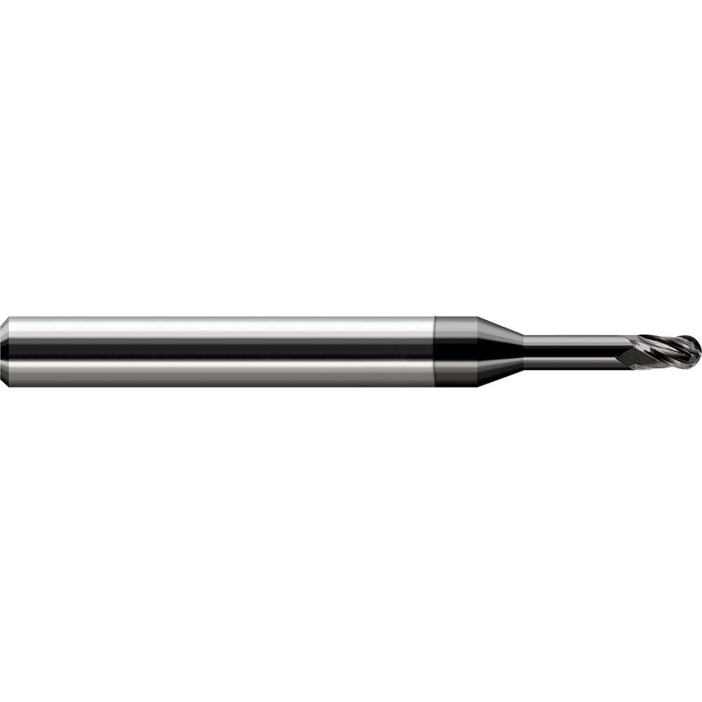 Harvey Tool 33462-C4 Ball End Mill: 0.062" Dia, 0.093" LOC, 3 Flute, Solid Carbide Image