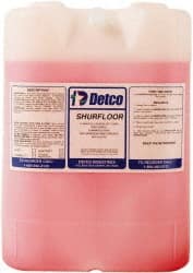 Detco 1548-C05 Cleaner: 5 gal Container, Use On Resilient Flooring 