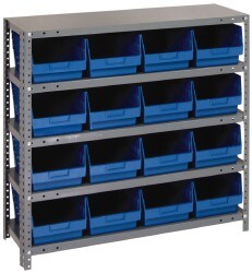 16 Bin Store-More Shelf Bin System