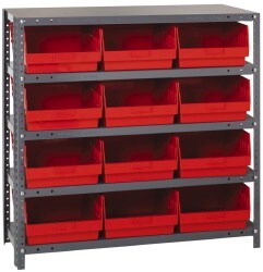 12 Bin Store-More Shelf Bin System