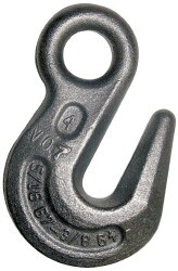 6,600 Lb Capacity, Chain Grade 70, Steel Eye Hook