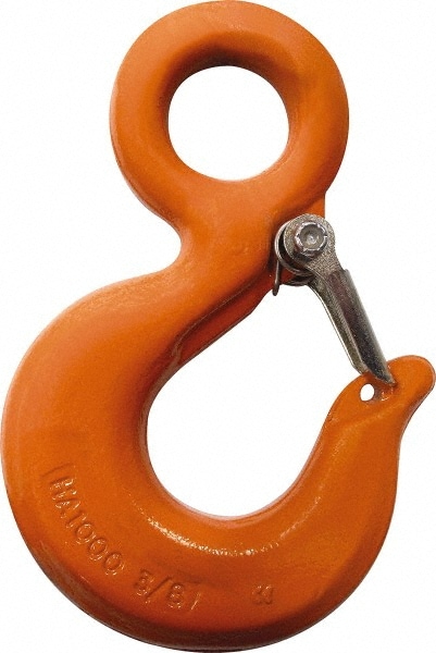 CM M7505A Chain Grade 100, 8,800 Lbs. Load Limit Eye Rigging Hook with Latch Image