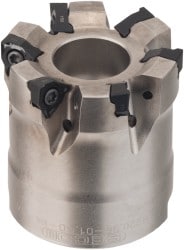 Seco 2770608 1-1/2" Cut Diam, 3/4" Arbor Hole Diam, 0.157" Max Depth, Indexable Square-Shoulder Face Mill Image