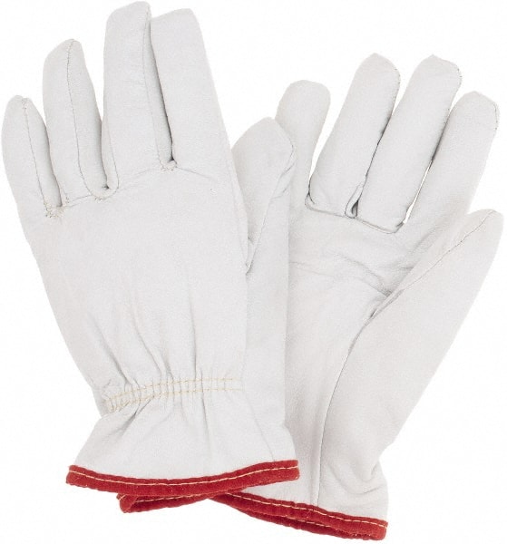 MCR SAFETY 3601KS Cut-Resistant Gloves: Size S, ANSI Cut 3, Leather 