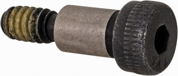 Value Collection 225001PR Shoulder Screw: 1/4" Shoulder Dia, 3/8" Shoulder Length, #10-24, 4140 Alloy Steel, Hex Socket Image