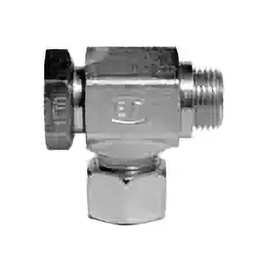 Flareless Bite-Type Tube 90 Elbow: 1/4" BSPP, 8 mm Tube OD, Steel