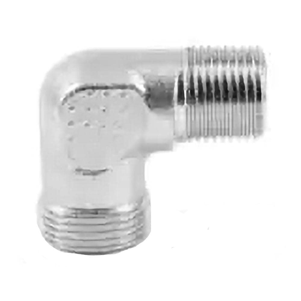 Flareless Bite-Type Tube 90 Elbow: 1/8" BSPT, 6 mm Tube OD, Steel