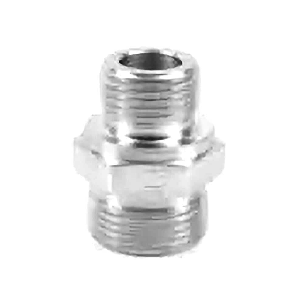 Flareless Bite-Type Tube Male Connector: 1/8" BSPT, 6 mm Tube OD, Steel