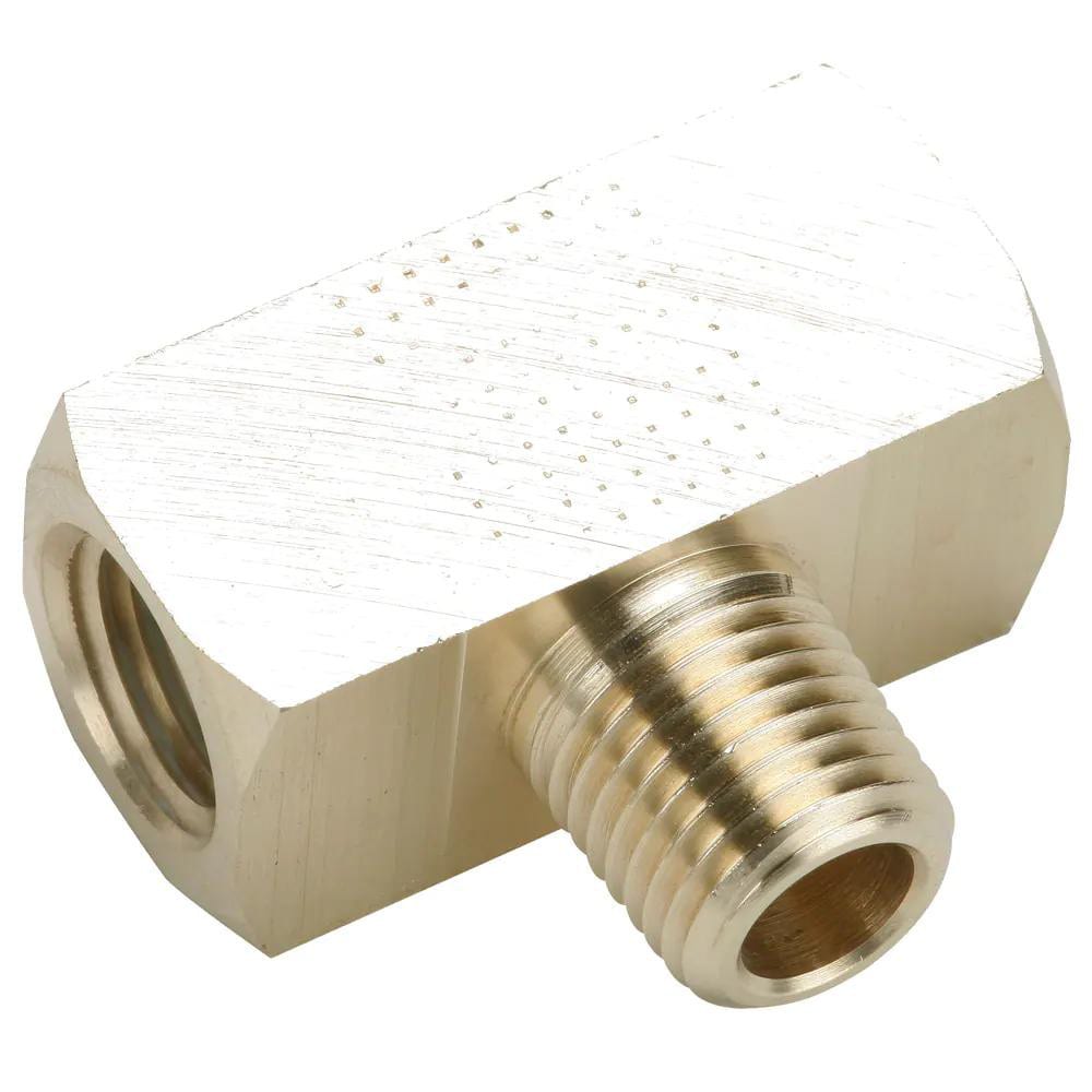 Industrial Pipe Male Branch Tee: 3/4" Female Thread, 3/4" Male Thread, MNPTF x FNPTF