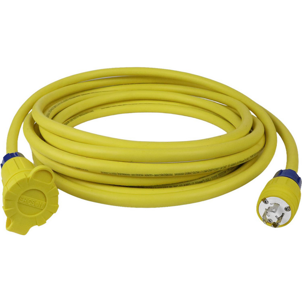 Ericson Mfg Power Cords Cord Type Extension Cord Overall Length Feet 50 Cord Color Yellow Amperage 200000 Part 2312PW6P123B Ericson Mfg Power Cords Cord Type Extension Cord Overall Length Feet 50 Cord Color Yellow Amperage 200000 Part 2312PW6P123B