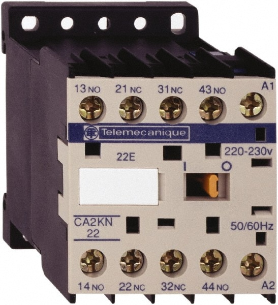 Schneider Electric CA2KN22L7 2NC/2NO, 200 VAC at 50/60 Hz Control Relay Image