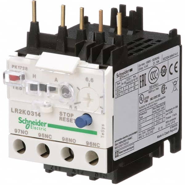 5.5 to 8 Amp, 250 VDC, 690 Volt and 690 VAC, Thermal IEC Overload Relay