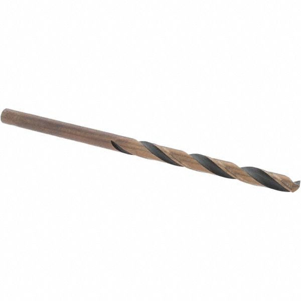 Mechanics Drill Bit: 1/8" Dia, 135 ° Point, High Speed Steel, Straight-Cylindrical Shank, Split Point