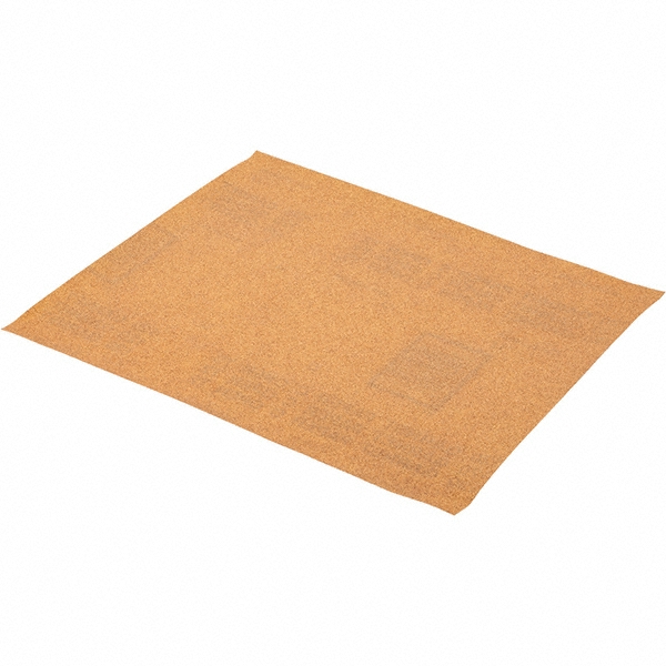 Value Collection Sanding Sheets: 9" Wide x 11" OAL, 120 Grit, Garnet - Fine Grade, C-Weighted Paper Backing | 100-Pack