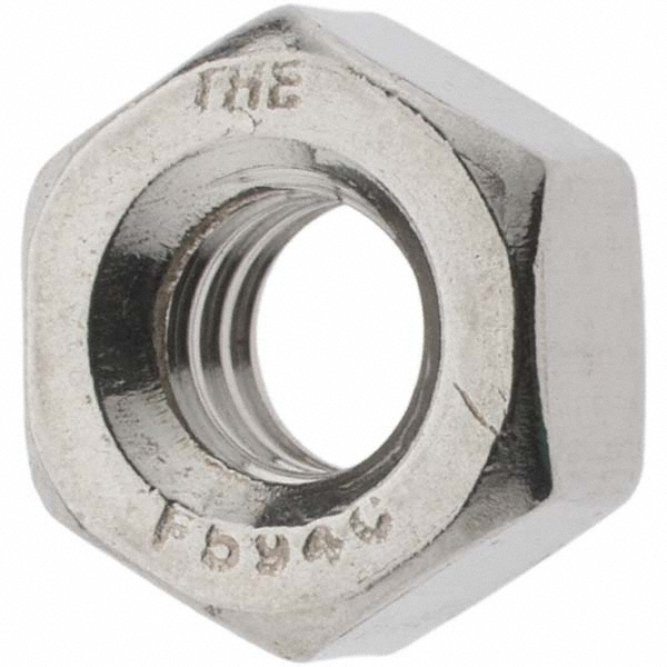 Value Collection - Machine Screw Hex Nut: 1/4-20, Grade 18-8