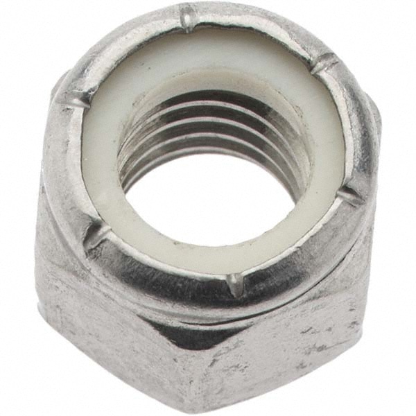 Value Collection - Hex Lock Nut: Insert, Nylon Insert, 3/8-16, Grade 18 ...