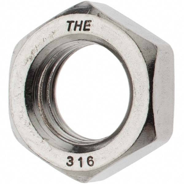 3/4-10 UNC Stainless Steel Right Hand Hex Jam Nut