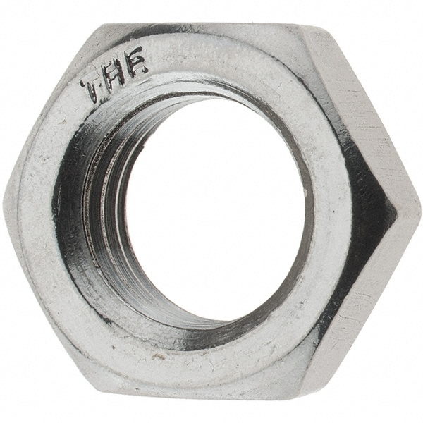 7/8-9 UNC Stainless Steel Right Hand Hex Jam Nut