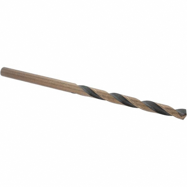 Mechanics Drill Bit: 0.136" Dia, 135 ° Point, High Speed Steel, Straight-Cylindrical Shank, Split Point