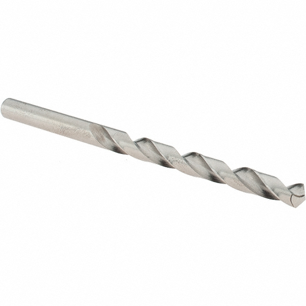 Import Jobber Drill: 15/64" Dia, 118 deg Point, High Speed Steel - Bright/Uncoated, 3-7/8" OAL, Right Hand, Spiral Flute, Straight-Cylindrical Shank
