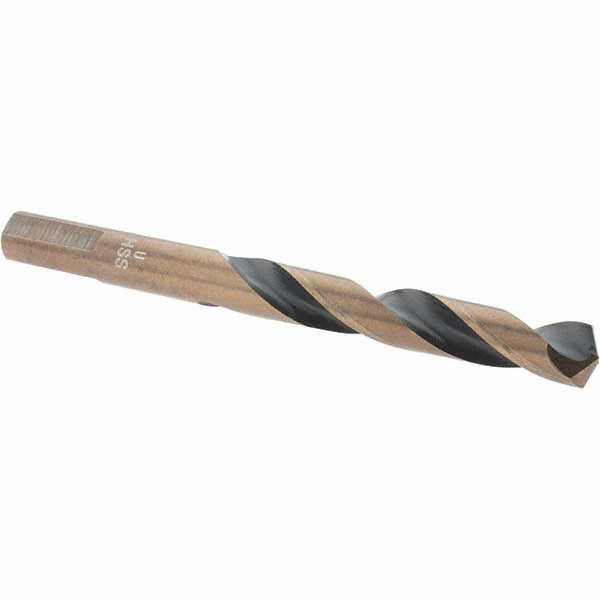 Mechanics Drill Bit: Letter U, 135 ° Point, High Speed Steel, Weldon Shank, Split Point