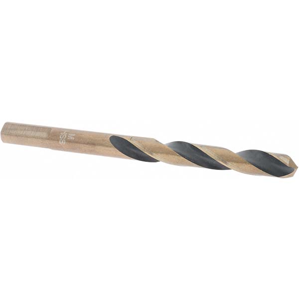 Mechanics Drill Bit: Letter M, 135 ° Point, High Speed Steel, Weldon Shank, Split Point