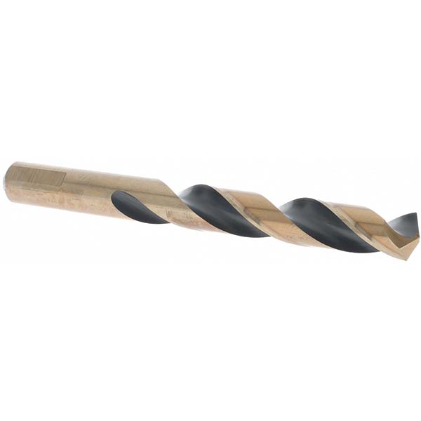 Mechanics Drill Bit: 1/2" Dia, 135 ° Point, High Speed Steel, Weldon Shank, Split Point