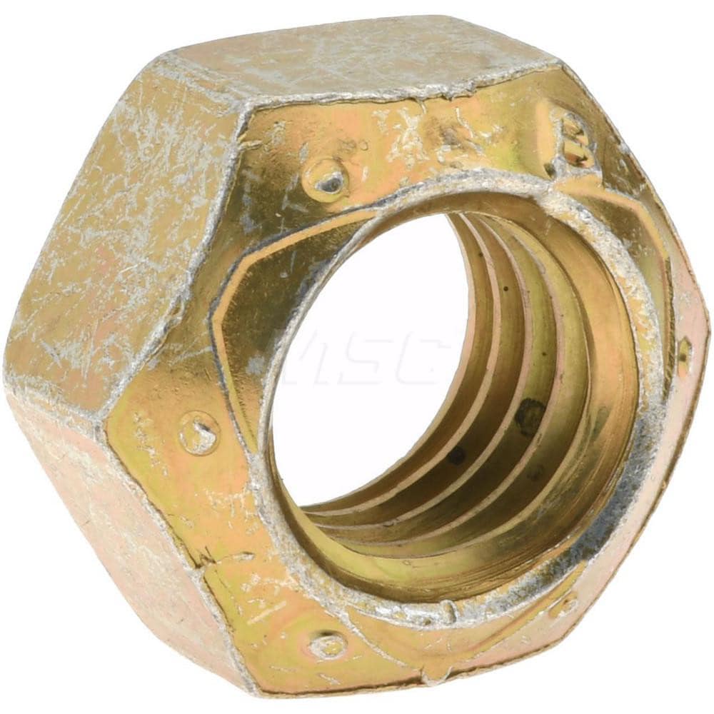 Bowmalloy 36780 Hex Lock Nut: 1/4-20, Grade 9 Steel, Cadmium-Plated with Wax Image