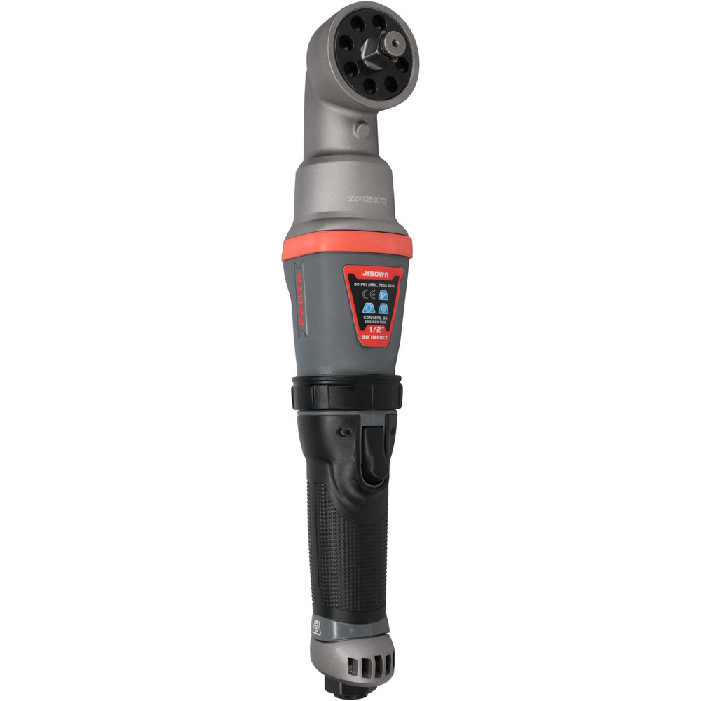 Air Impact Wrench: 1/2" Drive, 7,200 RPM, 200 ft/lb
