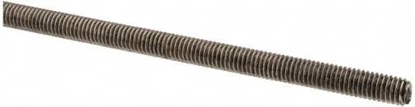 #10-32 x 3' Plain 304 Stainless Steel Threaded Rod, Pack of 3 