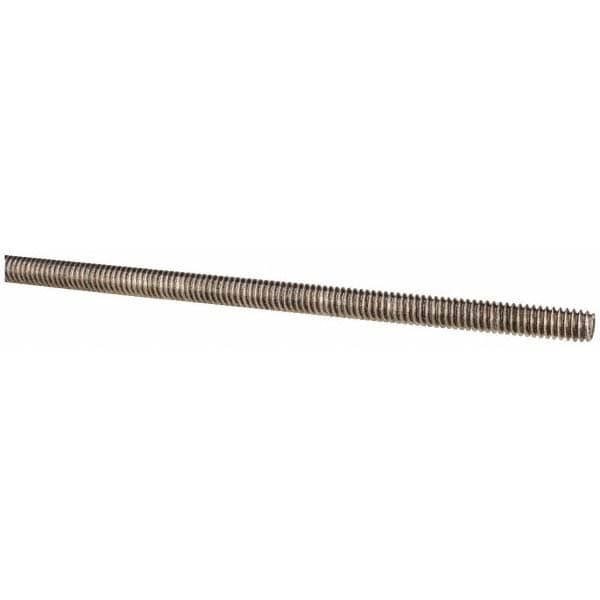 Made in USA - General-Purpose Threaded Rod Threaded Rod: 1/4-20, 3' OAL ...