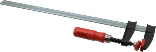 Bessey TGJ2.518 Steel Bar Clamp: 18" Capacity, 2-1/2" Throat Depth, 600 lb Clamp Pressure 