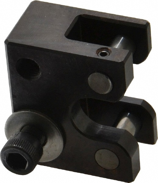 Knurl Carrier Blocks (Heads); Number of Knurls Held: 1; 2 ; Length to Knurl Hole Center (Decimal Inch): 1.0000 ; E Dimension (Decimal Inch): 0.125