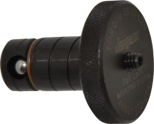 Jergens 49601 Modular Fixturing Shank: Ball Lock, 20 mm Shank Dia, Steel 