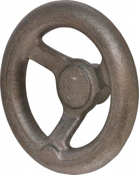 Made in USA OW-6 Spoked Offset Handwheel: Cast Iron, Plain Finish Image